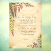 カスタマイズ可能なキリスト教聖書聖句アート ウィンドウサイン (シート3)