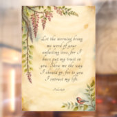 カスタマイズ可能なキリスト教聖書聖句アート ウィンドウサイン (シート2)