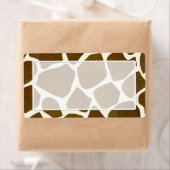 カスタマイズ可能なキリンプリント出荷ラベル ラベル (インサイチュ)