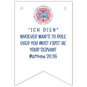 カスタマイズ可能なキングCHARLES III戴冠 バンティングフラッグ (第3の旗)