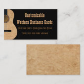 カスタマイズ可能なギターの音楽業界カード 名刺 (正面/裏面)