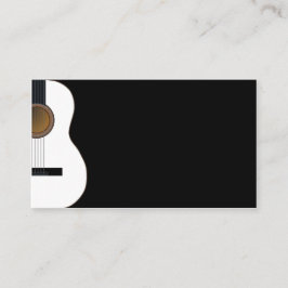 カスタマイズ可能なギターの音楽業界カード 名刺