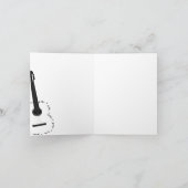 カスタマイズ可能なギターカード カード (内部)