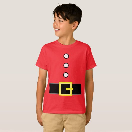 カスタマイズ可能なギフトクリスマス小妖精や小人スーツの衣装 Tシャツ (正面フル)