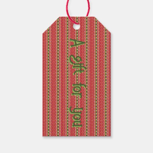 カスタマイズ可能なギフトラベル ギフトタグ (正面)