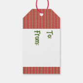 カスタマイズ可能なギフトラベル ギフトタグ (裏面)