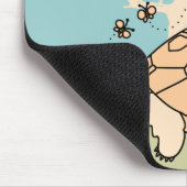 カスタマイズ可能なギリシャのカメのマウスパッド マウスパッド (コーナー)