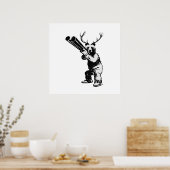 カスタマイズ可能なクマ狩人洞窟ポスター ポスター (キッチン)