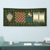 カスタマイズ可能なクラシックヴィンテージボードゲーム 横断幕 (トレードショー)