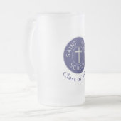 カスタマイズ可能なクラスのSaint Alice Tradパッチ フロストグラスビールジョッキ (正面左)