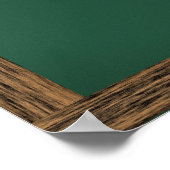 カスタマイズ可能なクラスルームの黒板ポスター ポスター (角)