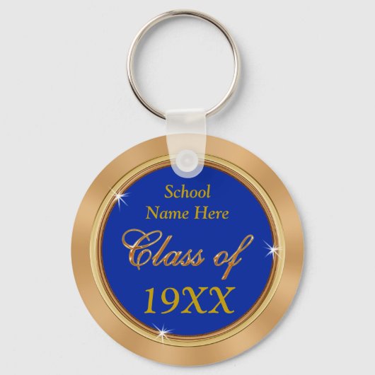 カスタマイズ可能なクラス懇親会キーホルダー、テキスト キーホルダー (正面)