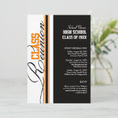 カスタマイズ可能なクラス懇親会招待状 招待状 (スタンド正面)