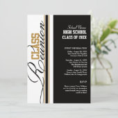 カスタマイズ可能なクラス懇親会招待状 招待状 (スタンド正面)