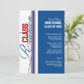 カスタマイズ可能なクラス懇親会招待状 招待状 (スタンド正面)