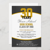 カスタマイズ可能なクラス懇親会 招待状 (正面/裏面)