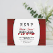 カスタマイズ可能なクラス懇親会RSVP 出欠カード (スタンド正面)