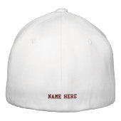 カスタマイズ可能なクラス(名前あり) 刺繍入りキャップ (裏面)