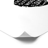 カスタマイズ可能なクリケットポスター ポスター (角)