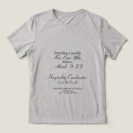 カスタマイズ可能なクリスチャングループTシャツ トライブレンドＴシャツ