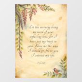 カスタマイズ可能なクリスチャン聖書の詩の芸術 ウィンドウサイン (シート)