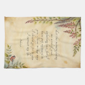 カスタマイズ可能なクリスチャン聖書の詩の芸術 キッチンタオル (横)