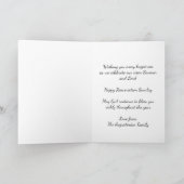 カスタマイズ可能なクリスチャンJESUS IS REISEハッピーイースター シーズンカード (内部)