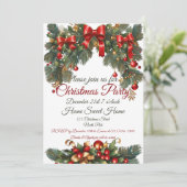 カスタマイズ可能なクリスマスの招待状 シーズンカード (スタンド正面)