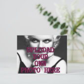 カスタマイズ可能なクリスマスはがき – ギフト素晴らし券 シーズンポストカード (スタンド正面)