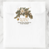 カスタマイズ可能なクリスマスウィッシュ ラウンドシール (バッグ)