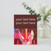 カスタマイズ可能なクリスマスエンジェルカード シーズンカード (スタンド正面)