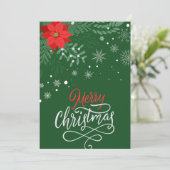 カスタマイズ可能なクリスマスカードのデザイン2 シーズンカード (スタンド正面)