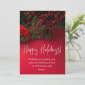 カスタマイズ可能なクリスマスカードデザイン11 シーズンカード (スタンド正面)