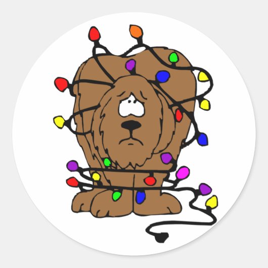 カスタマイズ可能なクリスマスカード封筒用シール ラウンドシール (正面)