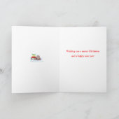 カスタマイズ可能なクリスマスカード シーズンカード (内部)