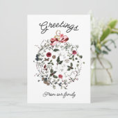 カスタマイズ可能なクリスマスカード シーズンカード (スタンド正面)