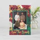 カスタマイズ可能なクリスマスカード シーズンカード (スタンド正面)