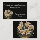 カスタマイズ可能なクリスマスカード ノートカード (正面/裏面)