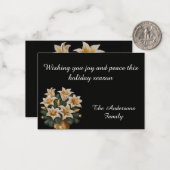 カスタマイズ可能なクリスマスカード ノートカード (正面/裏面インサイチュ)