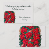 カスタマイズ可能なクリスマスカード ノートカード (正面/裏面)