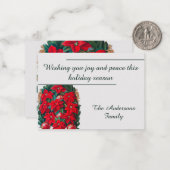 カスタマイズ可能なクリスマスカード ノートカード (正面/裏面インサイチュ)