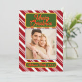 カスタマイズ可能なクリスマスカード 招待状 (スタンド正面)