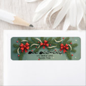 カスタマイズ可能なクリスマススタイル ラベル (インサイチュ)