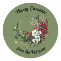 カスタマイズ可能なクリスマスステッカー