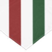 カスタマイズ可能なクリスマスストライプ テーブルクロス (アングル)