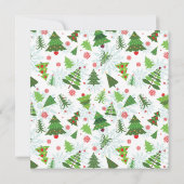 カスタマイズ可能なクリスマスパーティの招待状 招待状 (裏面)