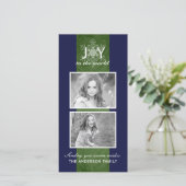 カスタマイズ可能なクリスマスフォトカード シーズンカード (スタンド正面)