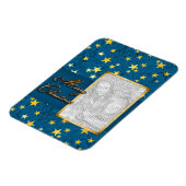 カスタマイズ可能なクリスマスフォトフレーム マグネット (左側)