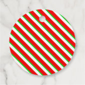 カスタマイズ可能なクリスマスペパーミント体バターDIY フェイバータグ (裏面)