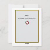 カスタマイズ可能なクリスマスホリデーウェディング招待状 シーズンカード (裏面)